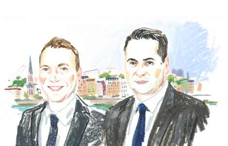 Michael Brouad et Vincent Joly