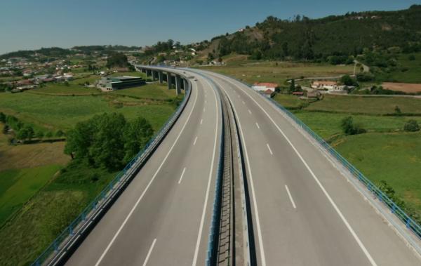 Highway - aerial view